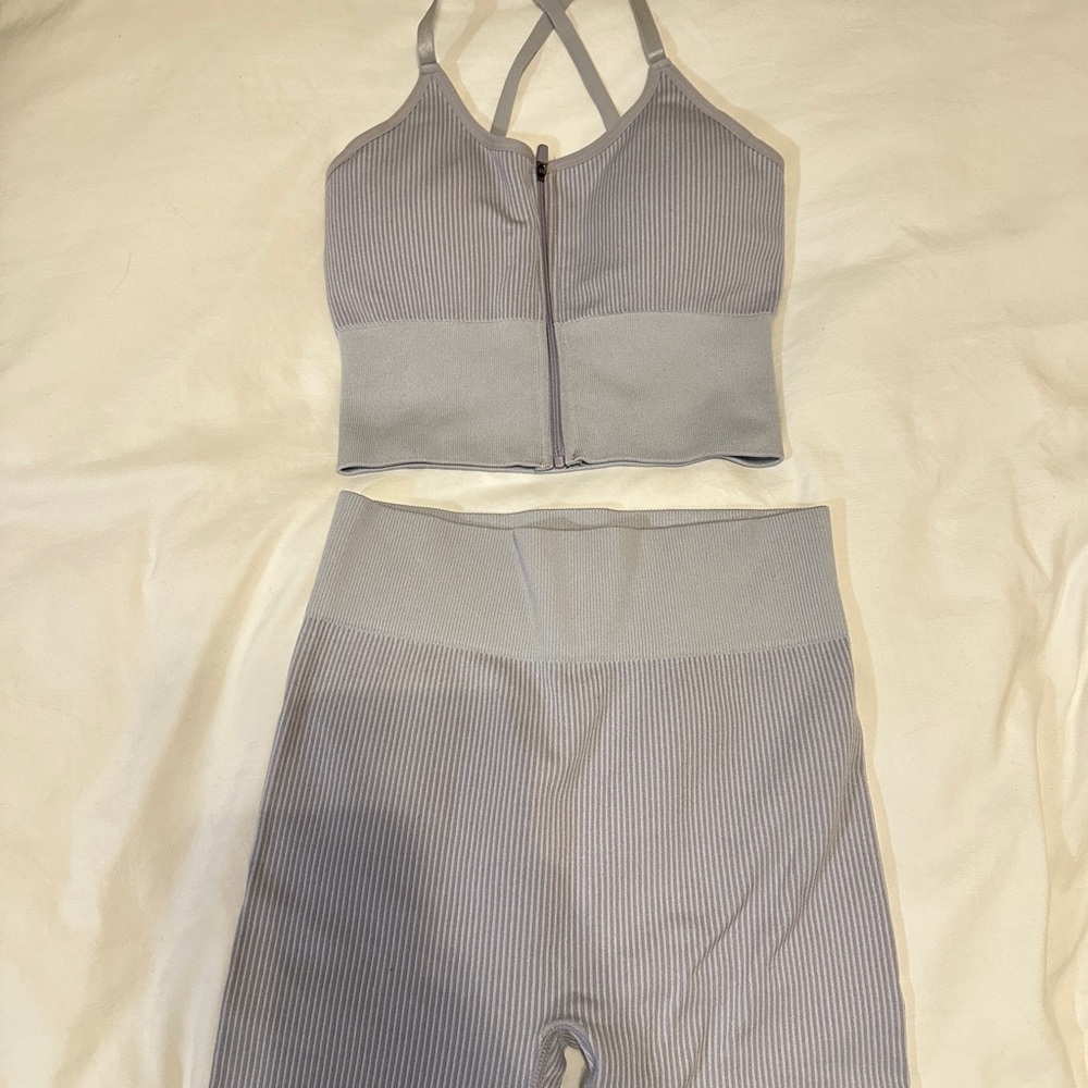Gray Women's Workout Set